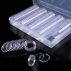400x Dollar Coin Case Holder for Collectors Bar Plastic Round Coin with Storage