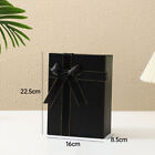 5PCS Elegant Folding Gift Box with Ribbon Bow One-Piece Shoe Apparel Box 22*16cm