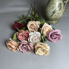 10X61cm Long Stem Artificial Rose Flowers Silk Bunch Wedding Home Bouquet Flower