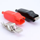 20x For Electrical Jumper Wire Clamp Voltage-Test Clip Sheathed Alligator Clip