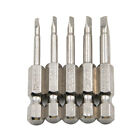 5Pcs Magnetic Steel Triangle Head Screwdriver Bit 50mm S2 Steel 1/4 Hex Shank AU