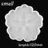 Silicone Flower Coaster Pad Coaster Resin Casting Mold Epoxy Mould Silicone
