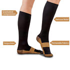 Compression Socks Copper Medical Stockings Travel Running Anti Fatigue Unisex AU