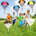 10X Hand Throwing Mini Soldier Parachute Kite Funny Toy Kid Outdoor Game Play AU