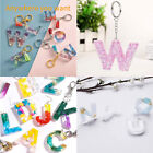 2pcs Alphabet Number Silicone Pendant Mold Necklace Jewelry Epoxy Resin Mould AU