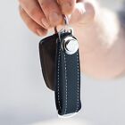 2pcs Leather Smart Keys Holder Organizer Clip Compact Folder Keychain Duration