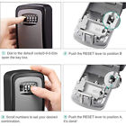 Wall Mounted Aluminium Alloy Safe Storage 4 Digit Key Box With Combination Lock