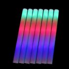 50PCS LED Foam Sticks RGB Thunder Wand Glow Sticks Flashing Light Rave Party AUS