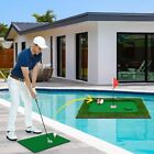 Pool Golf Turf Mat Set Golf Putting Mats Floating Golf Green Pool/Water/Outdoor