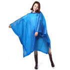 Plus Unisex Men Waterproof Raincoat Hooded Poncho Cape Outdoor Rain Cloak Jacket