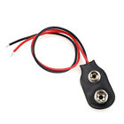 Bulk 50 PACK Pcs 9V Volt Battery Snap Clip Connector Black 