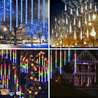 LED Solar Lights Meteor Shower Rain Christmas Tree String Lights Garden Outdoor
