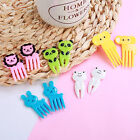 40/60 Pcs Mini Kids Animal Food Fruit Picks Forks Lunch Box Accessory Decor Tool