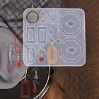 Silicone Earring Pendant Jewelry Mold Resin Casting Mould Tool DIY Epoxy AU NEW