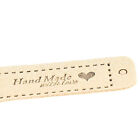 60Pcs Tags Handmade With Love Labels Clothing Tags DIY Crafts Sewing 55x15mm AU