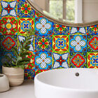 20pcs Moroccan Style Tile Wall Stickers Kitchen Bathroom Self Adhesive Stick On