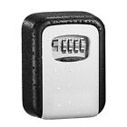 Wall Mounted Aluminium Alloy Safe Storage 4 Digit Key Box With Combination Lock