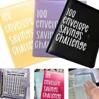 2PCS 100 Envelope Challenge Binder Budget Binder Savings Challenge Planner Book