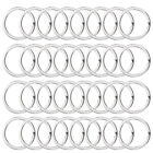 180PCS 25mm Stainless Steel Key Holder Split Scuba Rings Keyring Keychain Keyfob