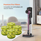 3PCS Pre Filter For LG Cord Zero A9 Stick Vacuum Replacement Filters Cleaner