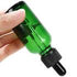 50ml Green Glass Liquid Dropper Reagent Eye Pipette Essential Oils Bottle
