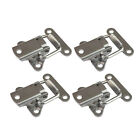 4 X Stainless Steel Clasp Case Clip Loop Suitcase Box Trunk Latch Lock Guitar AU