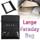 Large Faraday Bag RFID Signal Blocking Shielding Pouch Cell Wallet Phone Blocker