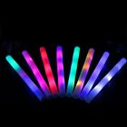 50PCS LED Foam Sticks RGB Thunder Wand Glow Sticks Flashing Light Rave Party AUS