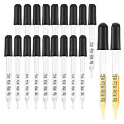 Clear Glass Stain Liquid Droppers Pipettes Essential Oil Craft Eye Dropper