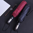 10Ribs Automatic Windproof Umbrella Auto Open Close Compact Folding Anti Rain