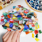 100X Mixed Crystal Glass Mosaic Tiles Kitchen Bathroom DIY Art Craft Supplies AU