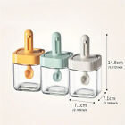 2pcs Square Seasoning Pot, Kitchen Spice Jar, Seasoning Containers for Salt