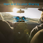 12V Auto Dashboard Cooling Air Fan 2 Speed Dual Head  Car Fan 360° Rotatable