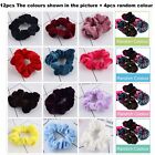 UP 24PCS Velvet Scrunchies Ponytail Women Hair band Elastic Hair Bands Scrunchy