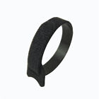 200PCS Magic Cable Ties Reusable Hook and Loop Cable Ties Organiser Cords Black