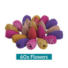 Backflow Ceramic Mountain Waterfall Smoke Incense Burner Cones Holder + 110 Cone