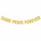 YAY SAME PENIS FOREVER Latex Balloon Banner Hen Party Wedding Celebration Decor