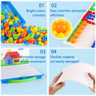 Mushroom Nails Puzzle Pegboard Jigsaw Creative DIY Peg  3D Kids Educational Toys