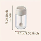 Retractable Spoon Seasoning Bottle, Spoon Lid Integrated Seasoning Jar