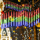 LED Solar Lights Meteor Shower Rain Christmas Tree String Lights Garden Outdoor