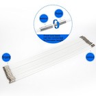 Chimney Sweep Kit Flexible Rod Flue Brush Fireplace Duct Pipe Cleaning Tools