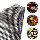 10PCS Charcoal BBQ Grill Mesh Mat Non-Stick Cooking Barbecue Liner Sheet AU