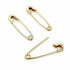 500Pcs Small Tiny Safety Pins Gold Color 19mm Brass Metal Sewing Craft Mini Pin