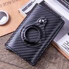 1 PU Leather Airtag Wallet Bag Card Holder Smart Anti-lost Protective Cover RFID