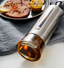 Glass Oil Dispenser Spout Olive Vinegar Pourer Stainless Steel Kitchen Bottle AU