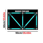 2x Football Training Mat Non Slip Kid Adult Dribble Training Carpet Sports