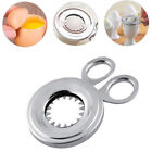 2PCS Stainless Steel Egg Shell Opener Cutter Cracker Boiled Egg Topper Separator