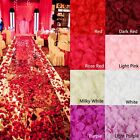 144~1000 Wedding Silk Petals Rose Flower Bridal Girl Basket Fake Flower Patel AU