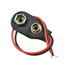 Bulk 50 PACK Pcs 9V Volt Battery Snap Clip Connector Black 