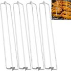 Chicken Wing BBQ Fork,Metal BBQ Grilling Fork,Chicken Wing Grilling Rails